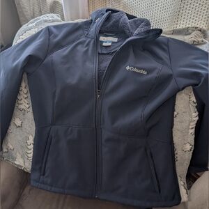 Columbia Dark Blue Softshell Jacket
